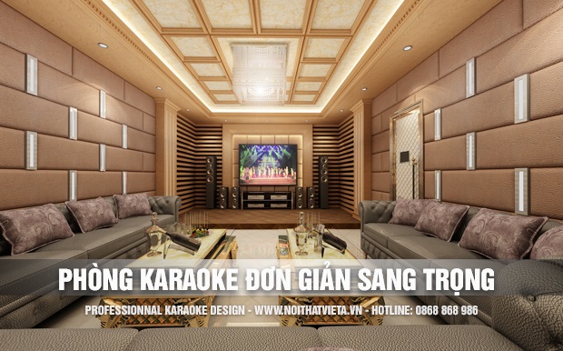 Mẫu Phòng Karaoke Thiết Kế Đơn Giản Nhưng Đẹp Nhẹ Nhàng Ấn Tượng